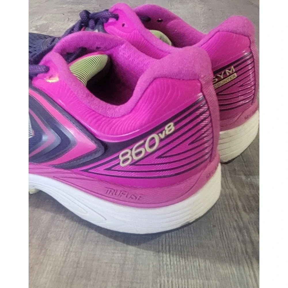 New Balance 860v8 Asym Counter Women's Size 11 B Running Shoes‎ Blue Magenta